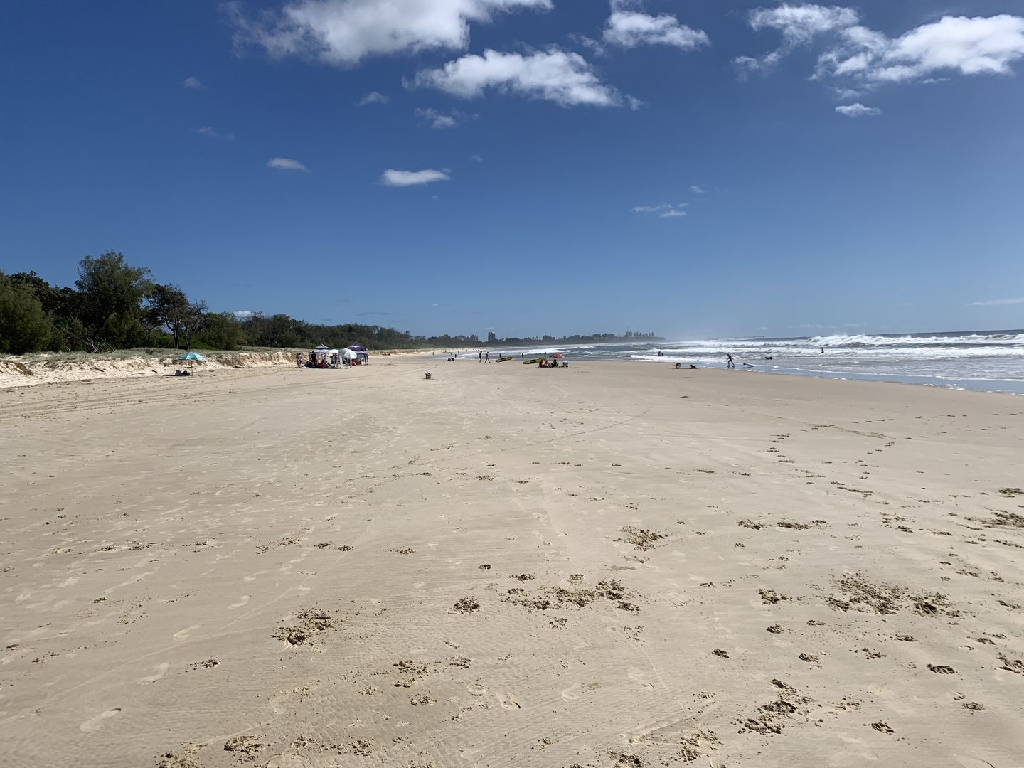 Fingal SLSC looking north April 2022