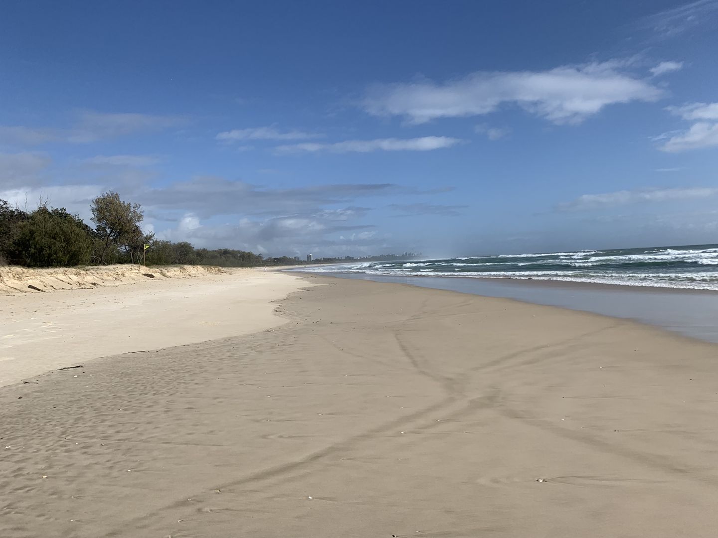 Fingal Beach looking north 14 October 2022